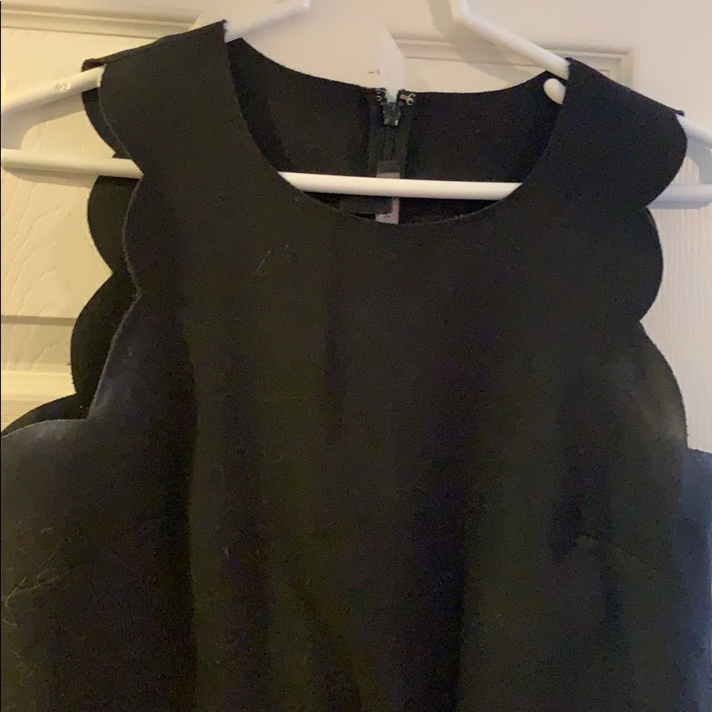 J. Crew scalloped sheath dress